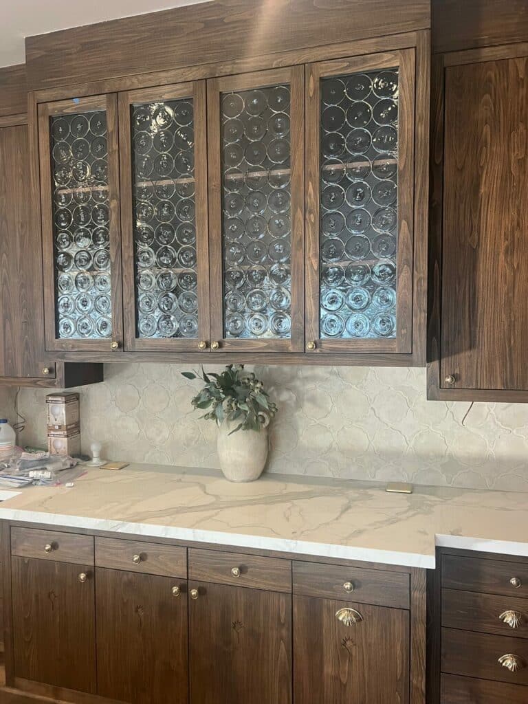 clear rondels for cabinets