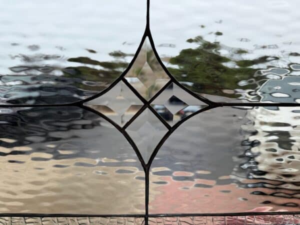 The Mountain View Stained Glass Window Panel
