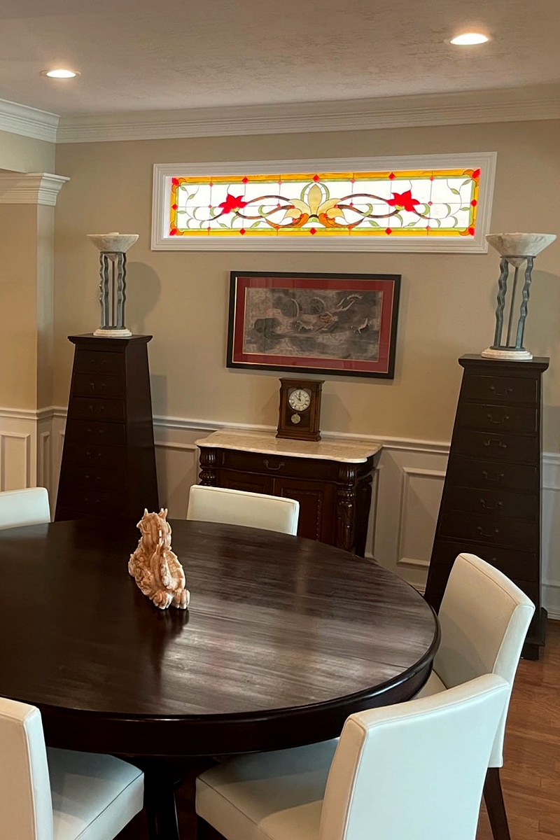 Dining Room Windows Stained Glass