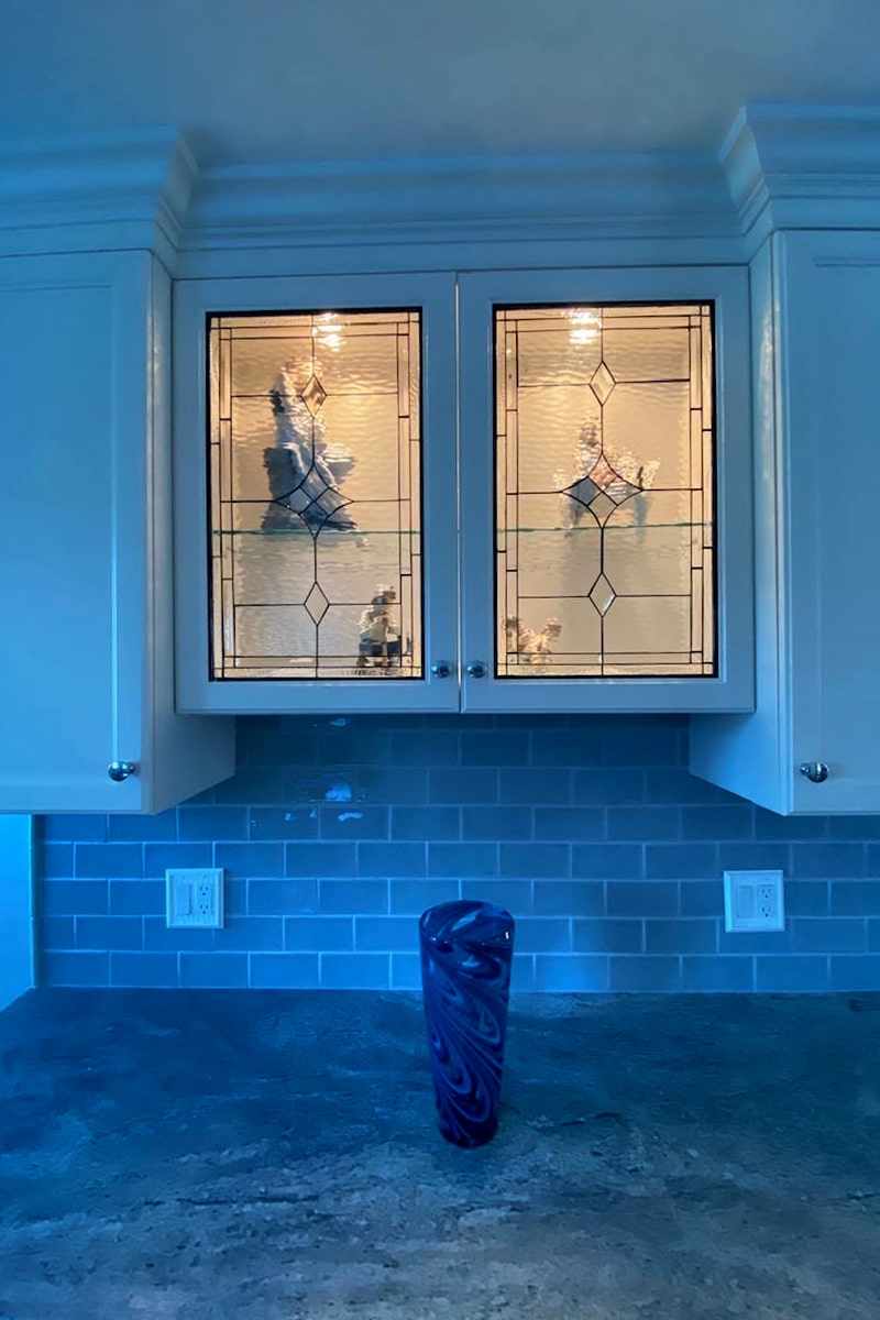 Cabinet Door Inserts Stained Glass