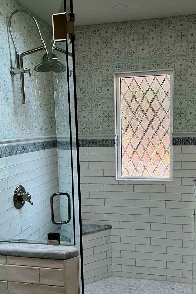 Shower Windows Stained Glass