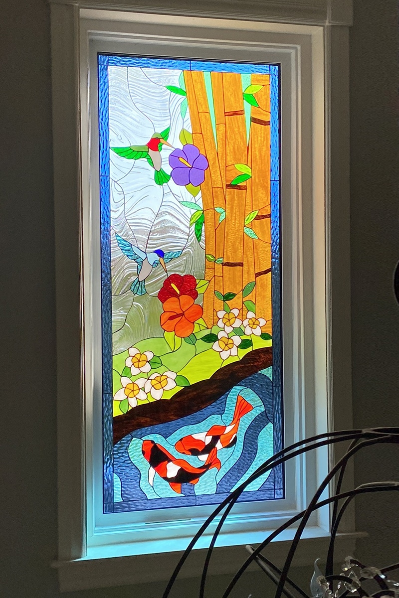 Stairway Windows Stained Glass