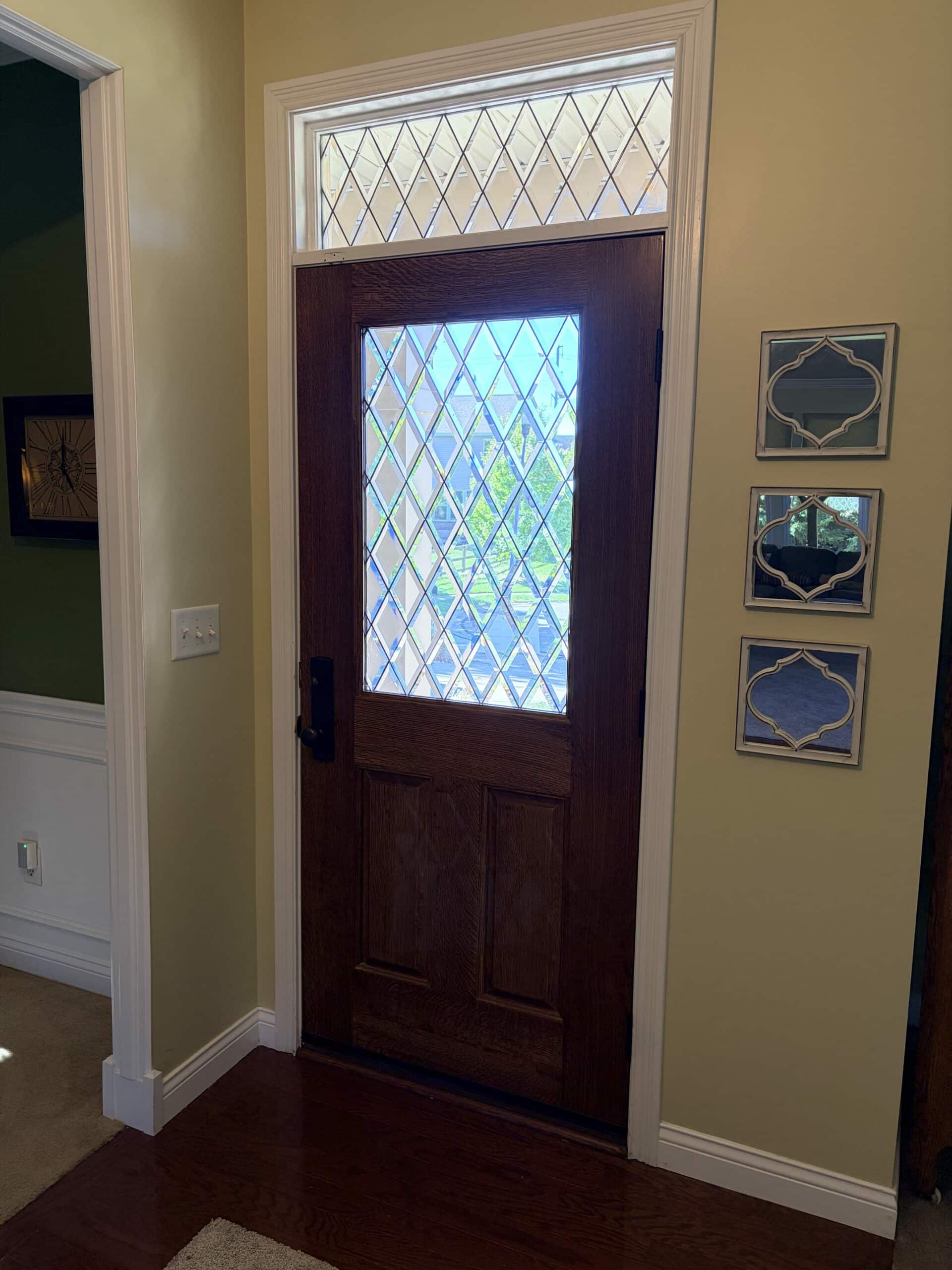 Timeless Beveled Diamonds Grand Entryway